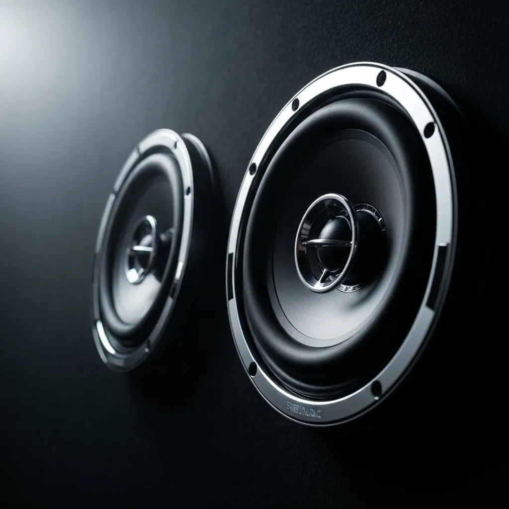 Premium car speakers upgrade delivering high-fidelity audio performance for your vehicle