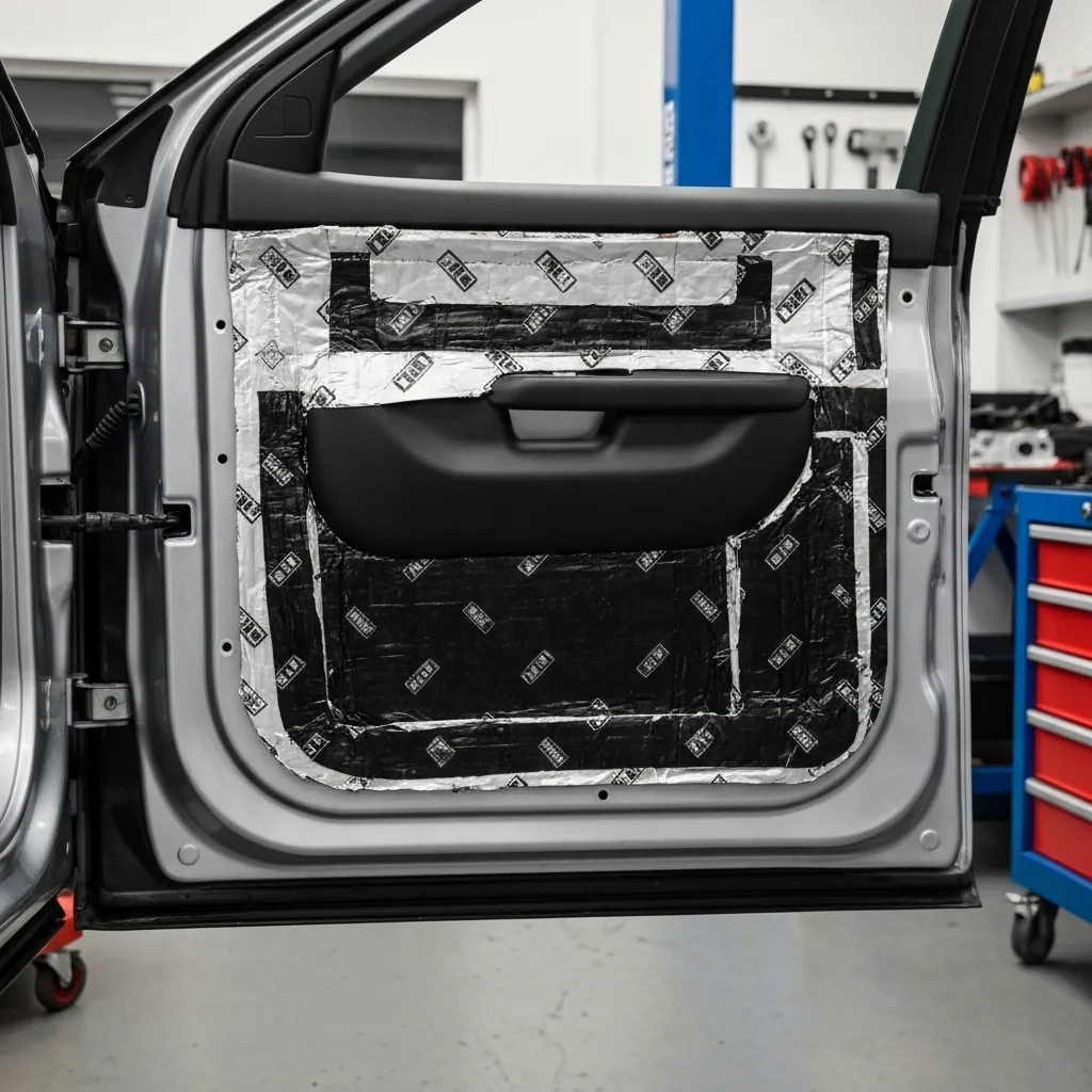 Professional automotive soundproofing installation for a quiet and comfortable driving experience